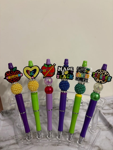 TEACHER BEADED PENS
